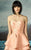 MNM Couture - Layered Strapless Evening Gown G0791 in Pink