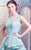MNM Couture - Sleeveless High-Low Lace Gown K3471 in Blue