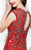 Primavera Couture - 1901 Flashy Embellished Mini Dress  In Red