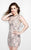 Primavera Couture - 1901 Flashy Embellished Mini Dress  In Neutral