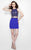 Primavera Couture - 1906 Two-piece Beaded Bateau Cocktail Dress In Blue