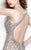 Primavera Couture - 1912 Beaded Halter Cocktail Dress In Neutral
