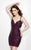 Primavera Couture - 1914 Sequined Cocktail Dress In Purple and Red