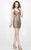 Primavera Couture - 1914 Sequined Cocktail Dress In Neutral and Gold
