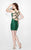 Primavera Couture - 1914 Sequined Cocktail Dress In Green