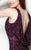 Primavera Couture - 1920 Brilliant Cowl Back Cocktail Dress In Purple and Red