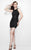 Primavera Couture - 1920 Brilliant Cowl Back Cocktail Dress In Black