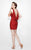 Primavera Couture - 1920 Brilliant Cowl Back Cocktail Dress In Red