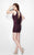 Primavera Couture - 1920 Brilliant Cowl Back Cocktail Dress In Purple and Red