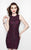Primavera Couture - 1931 Beaded Jewel Sheath Dress In Purple