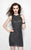 Primavera Couture - 1931 Beaded Jewel Sheath Dress In Gray