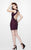 Primavera Couture - 1931 Beaded Jewel Sheath Dress In Purple
