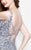 Primavera Couture - 1947 Sequined with Sexy Back Mini Dress In Blue