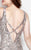 Primavera Couture - 1947 Sequined with Sexy Back Mini Dress In Pink
