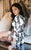 Scala - 48760 Beaded Fitted Cocktail Dress In White and Black