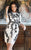 Scala - 48760 Beaded Fitted Cocktail Dress In White and Black