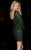 Scala - 48776 Sparkling Flutter Sleeves Cocktail Dress In Green