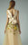 Beside Couture - BC1199 Two-Piece Structured Applique Gown in Yellow