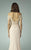 Beside Couture - BC1204 Illusion Off-Shoulder Draped Gown in Pink