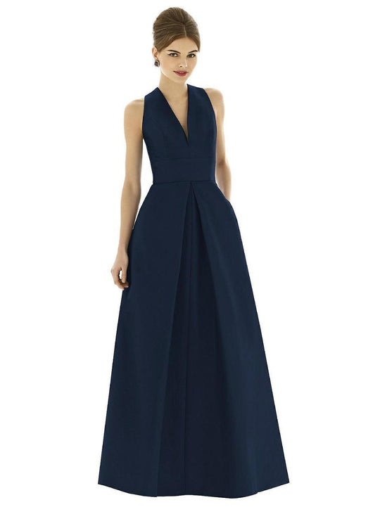 Alfred Sung - Bridesmaid Dress In Midnight D611 in Blue