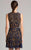 Lara Dresses - 33258 Embellished Jewel A-line Dress In Blue and Gold