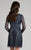 Lara Dresses - 33403 Embellished V-neck Cocktail Dress In Blue