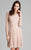Lara Dresses - 33407 Embellished Bateau A-line Dress In Pink