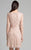 Lara Dresses - 33407 Embellished Bateau A-line Dress In Pink