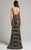 Lara Dresses - 33415 Sleeveless Embellished Evening Gown In Black and Multi-Color