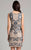 Lara Dresses - 33420 Sleeveless Embellished Cocktail Dress In Neutral and Blue