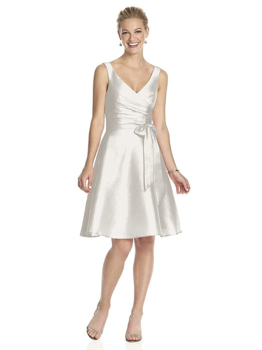 D624 Bridesmaid Dress in Snow White