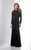 Social Occasions by Mon Cheri - 217835 Jersey Fit Jewel Neck Dress in Black
