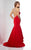 Social Occasions by Mon Cheri - 217841 Sweetheart Trumpet Dress in Red
