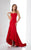 Social Occasions by Mon Cheri - 217841 Sweetheart Trumpet Dress in Red