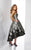 Social Occasions by Mon Cheri - 217843 Sweetheart High Low Dress in Silver and Black