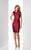 Social Occasions by Mon Cheri - 217848 Mikado Sheath Dress in Red