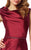 Social Occasions by Mon Cheri - 217848 Mikado Sheath Dress in Red