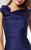 Social Occasions by Mon Cheri - 217848 Mikado Sheath Dress in Blue