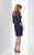 Mon Cheri Scalloped Lace Cocktail Dress 217850 - 1 pc Navy in Size 6 Available