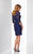 Social Occasions by Mon Cheri - 217850 Quarter-Sleeve Lace Dress in Blue