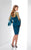 Social Occasions by Mon Cheri - 217852 Two Piece Crepe and Lace Dress in Green