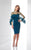 Social Occasions by Mon Cheri - 217852 Two Piece Crepe and Lace Dress in Green