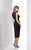 Social Occasions by Mon Cheri - 217855 Lace Illusion Bateau Dress in Black