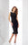 Social Occasions by Mon Cheri - 217855 Lace Illusion Bateau Dress in Black