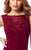 Social Occasions by Mon Cheri - 217855 Lace Illusion Bateau Dress in Red