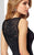 Social Occasions by Mon Cheri - 217855 Lace Illusion Bateau Dress in Black