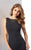 Social Occasions by Mon Cheri - 217855 Lace Illusion Bateau Dress in Black