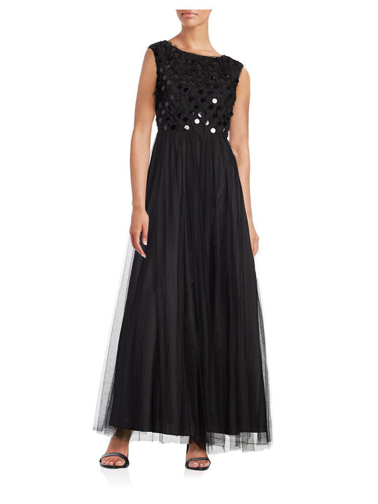 Aidan Mattox - Sleeveless Long Dress MN1E200046 in Black