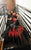 Ellie Wilde - EW21724 Off-Shoulder Trumpet Gown in Black and Red