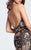 Ellie Wilde - EW21767 Sequined Lace Evening Dress in Black and Neutral
